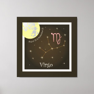 Virgo August 23 to September 23 screen Canvas Print
