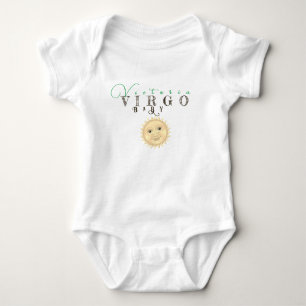 Virgo Baby Jumper Sun Sign Happy Face Zodiac Sign Bodysuit
