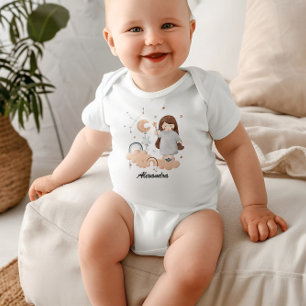 Virgo Baby: Virgo's Pure Celestial Personalised Baby Bodysuit
