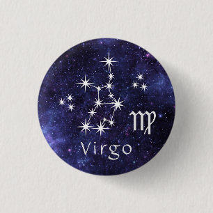 Virgo Badge, Zodiac Horoscope Badge
