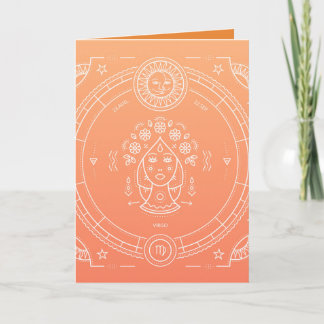 Virgo Birthday Card