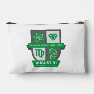 Virgo Birthday Crest™ for August 23-31 Accy Pouch