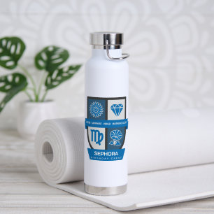 Virgo Birthday Crest™ for September 1-22 Water Bottle