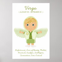 Virgo - Boy Horoscope Poster