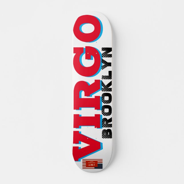 VIRGO BROOKLYN 7 3/4" Skateboard Deck (Front)