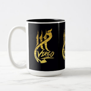 VIRGO BROOKLYN Two-Tone Mug, 15 oz Coffee Mug