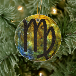 Virgo Ceramic Tree Decoration