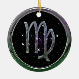Virgo Ceramic Tree Decoration