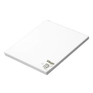 Virgo chrome symbol notepad