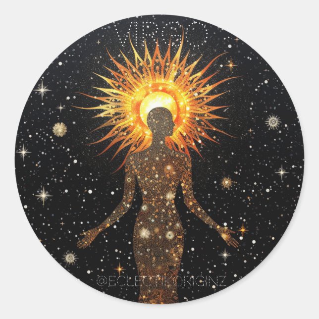 Virgo Classic Round Sticker (Front)