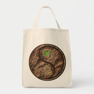 Virgo & Earth Dragon Tote Bag