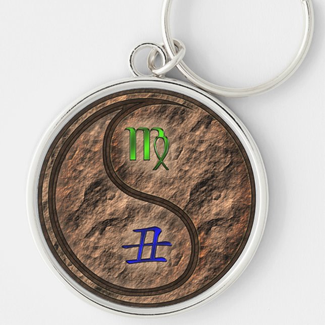 Virgo & Earth Ox Key Ring (Front)