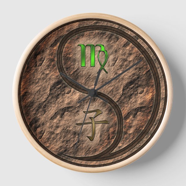 Virgo & Earth Rat Clock (Front)