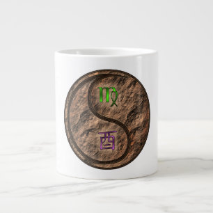 Virgo & Earth Rooster Large Coffee Mug