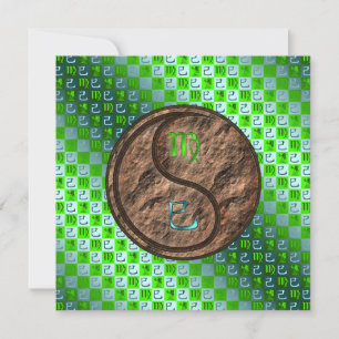 Virgo & Earth Snake Card