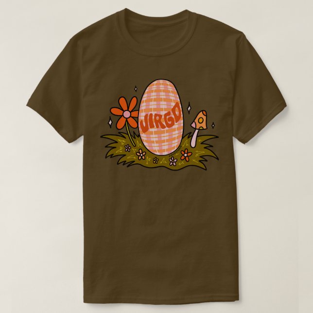 Virgo Easter Egg T-Shirt (Design Front)