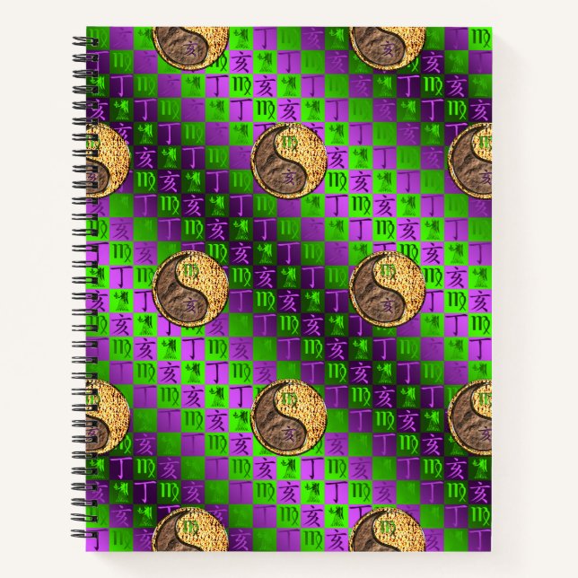 Virgo & Fire Boar Notebook (Front)