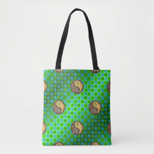 Virgo & Fire Dog Tote Bag