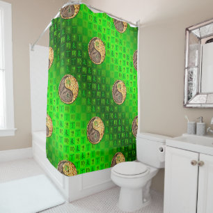Virgo & Fire Goat Shower Curtain