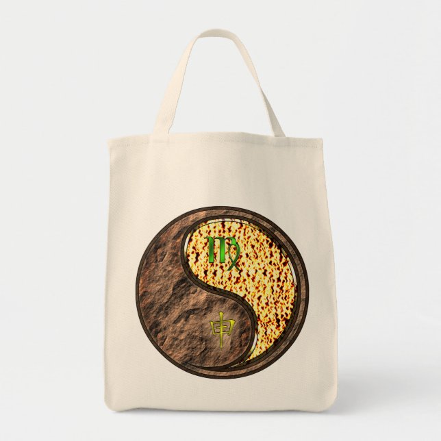 Virgo & Fire Monkey Tote Bag (Front)