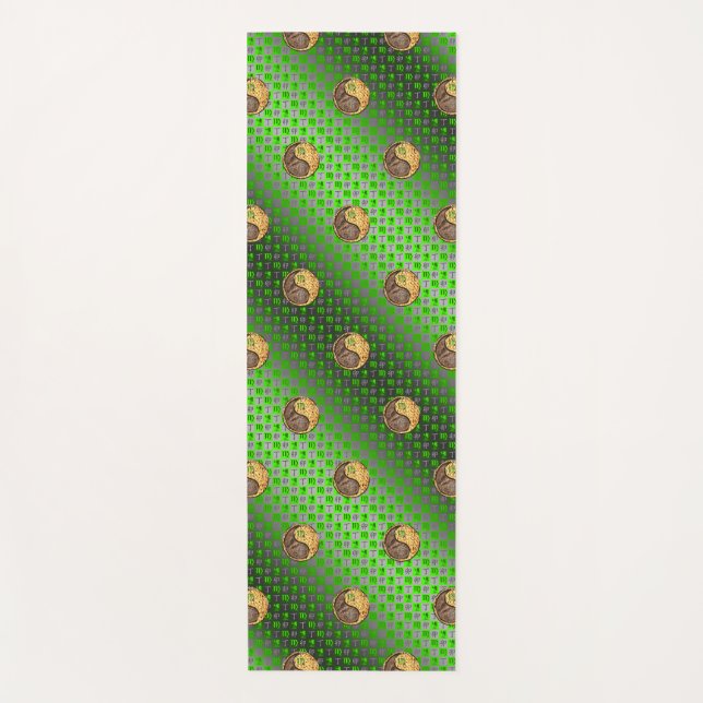 Virgo & Fire Rabbit Yoga Mat (Front)