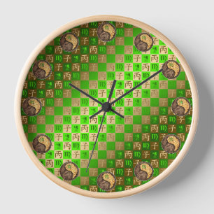 Virgo & Fire Rat Clock
