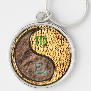 Virgo & Fire Snake Key Ring