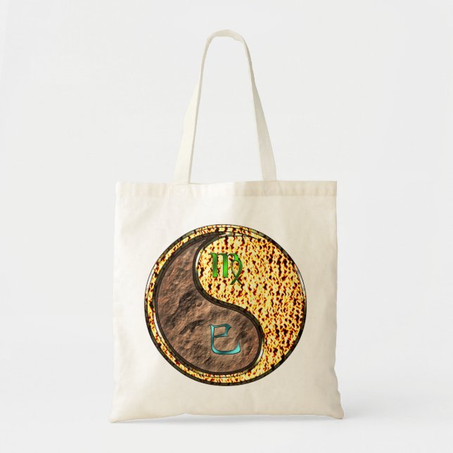 Virgo & Fire Snake Tote Bag (Front)