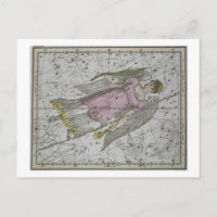 Virgo, from 'A Celestial Atlas', pub. in 1822 (col