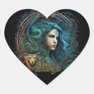 Virgo Heart Sticker