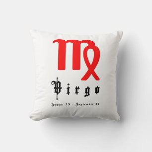 Virgo, Horoscope, zodiac, astrology Cushion