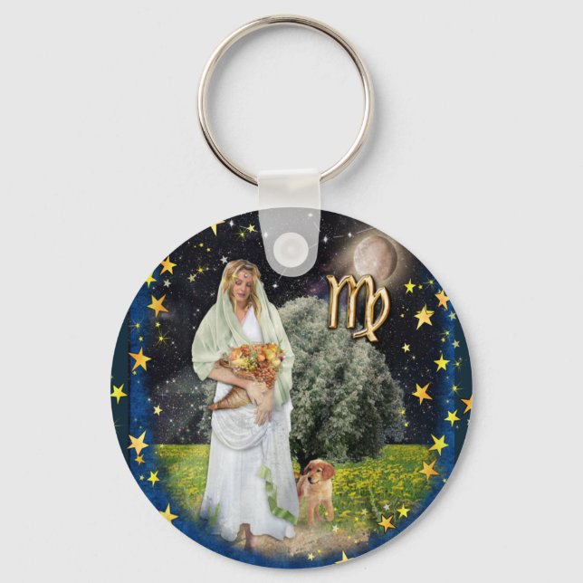 Virgo Key Ring (Front)