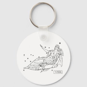 Virgo Key Ring