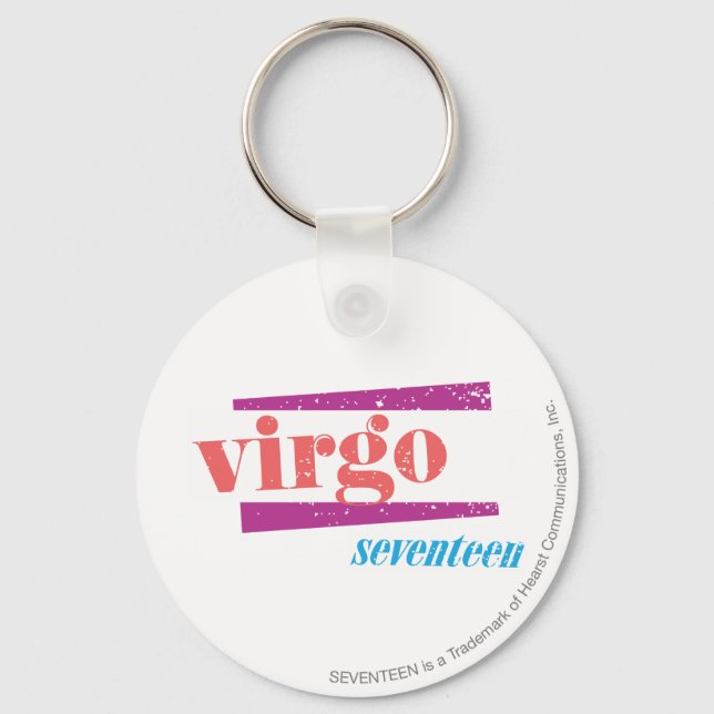 Virgo LtPink Key Ring (Front)