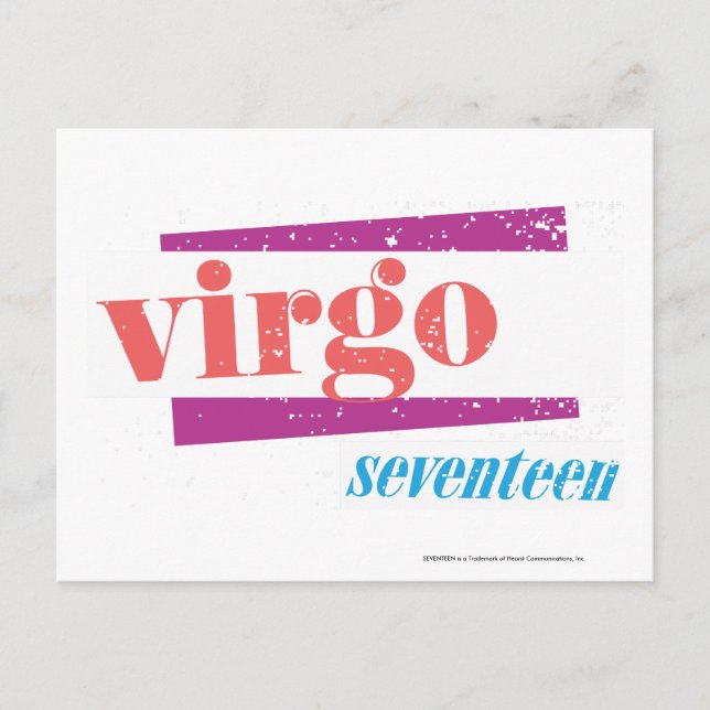 Virgo LtPink Postcard (Front)