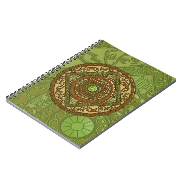 Virgo Mandala Notebook (Left Side)