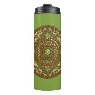 Virgo Mandala Thermal Tumbler