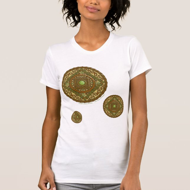 Virgo Mandala Women's Light Shirt (Front)
