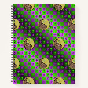 Virgo & Metal Boar Notebook