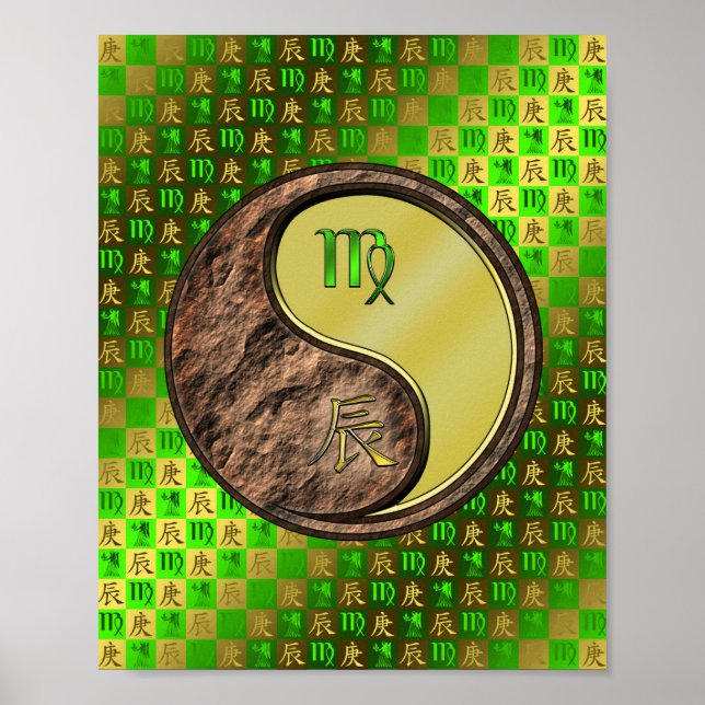 Virgo & Metal Dragon Poster (Front)