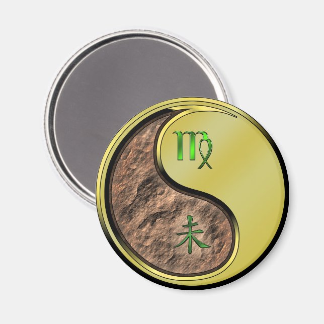 Virgo & Metal Goat Magnet (Front/Back)