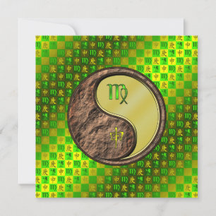 Virgo & Metal Monkey Card