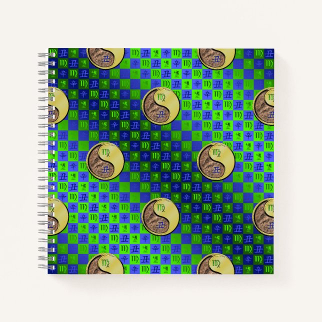Virgo & Metal Ox Notebook (Front)