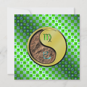Virgo & Metal Snake Card