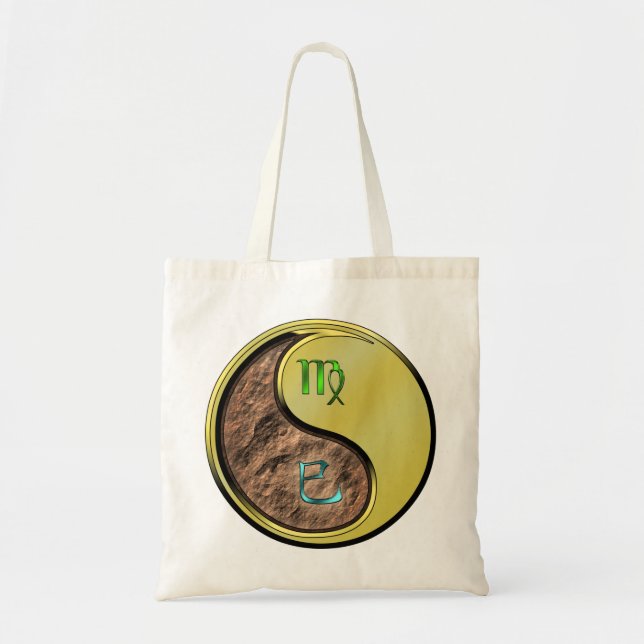 Virgo & Metal Snake Tote Bag (Front)