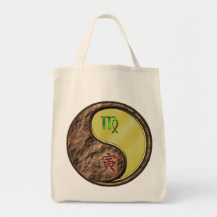 Virgo & Metal Tiger Tote Bag