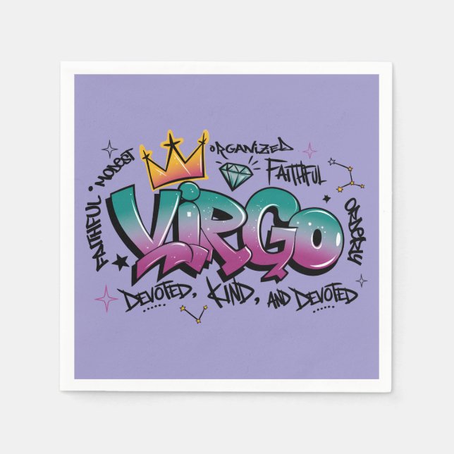 Virgo Napkin (Front)