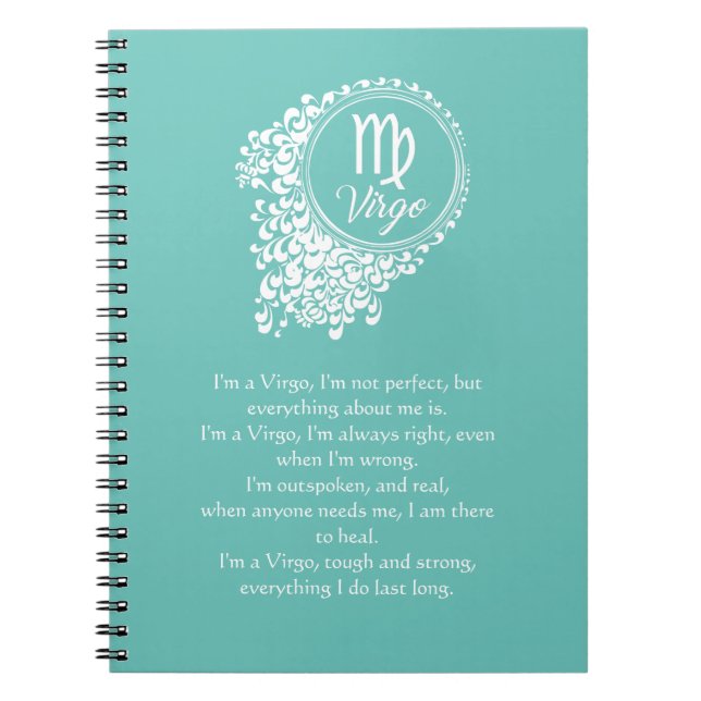 Virgo Notebook  (Front)