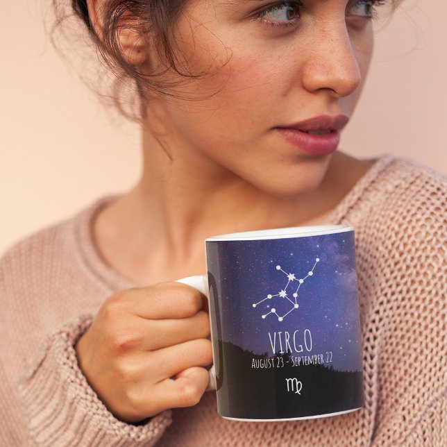 Virgo | Personalised Zodiac Constellation Coffee Mug (Creator Uploaded)