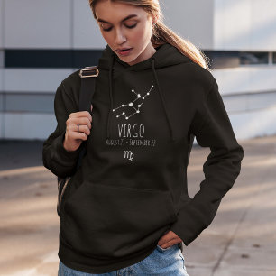 Virgo   Personalised Zodiac Constellation Hoodie